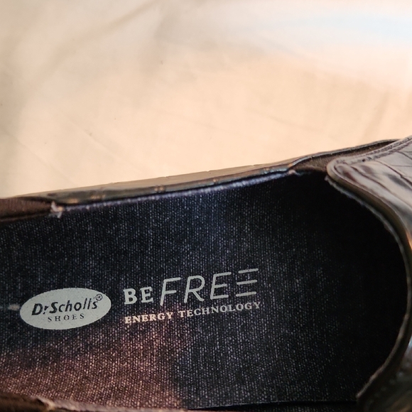 Dr.Scholls Black Croc-Embossed Slip-On Sneakers - Picture 4 of 5